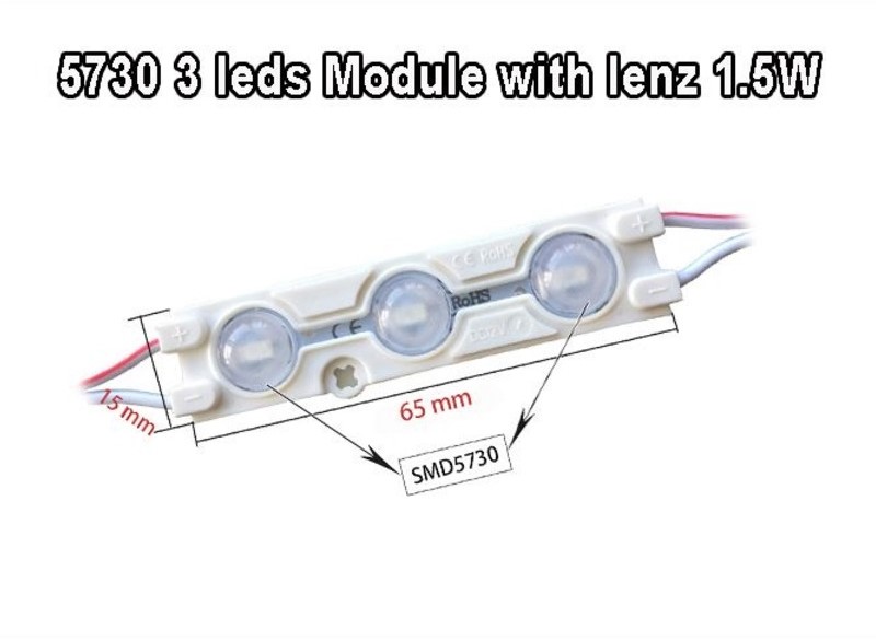 Лед модуль SMD5730 — виды 2